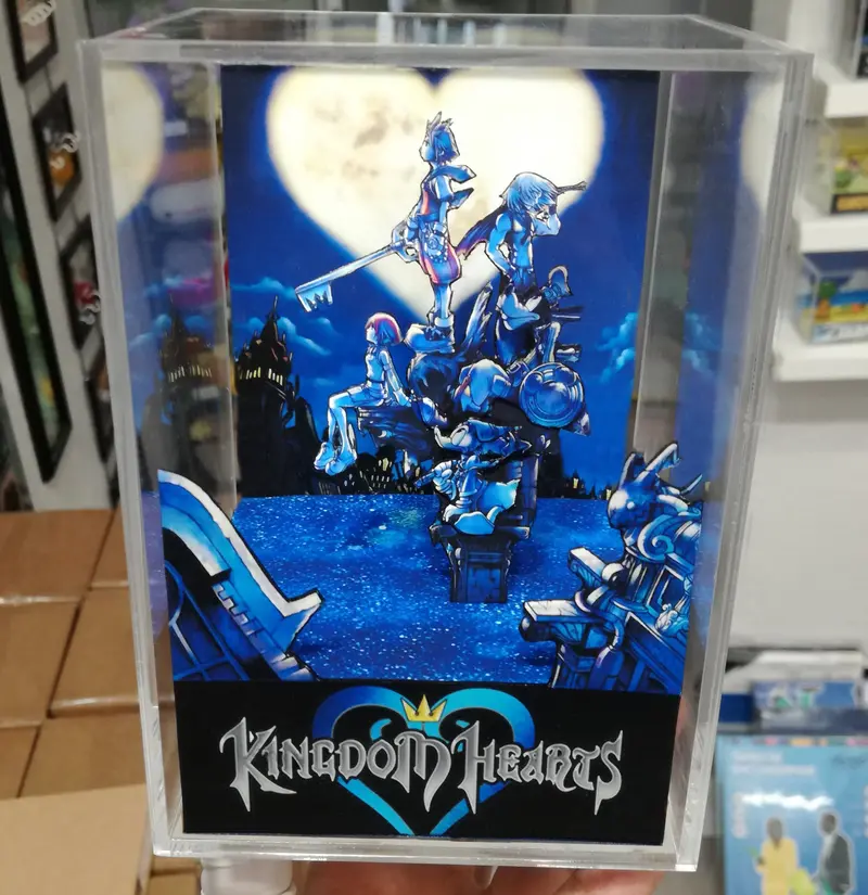 Kingdom Hearts 1 Cover Cubic Diorama 2