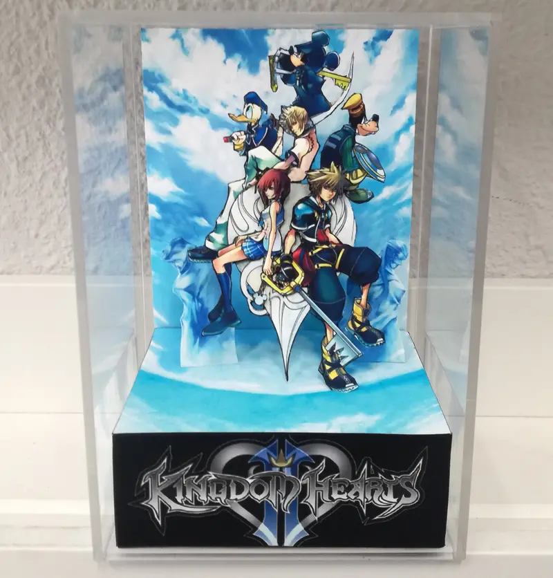 Kingdom Hearts 2 Cover Cubic Diorama 1