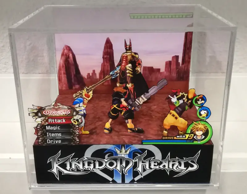 Kingdom Hearts 2 Cubic Diorama 1