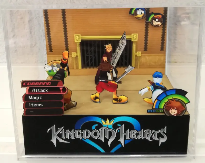 Kingdom Hearts Cubic Diorama 1