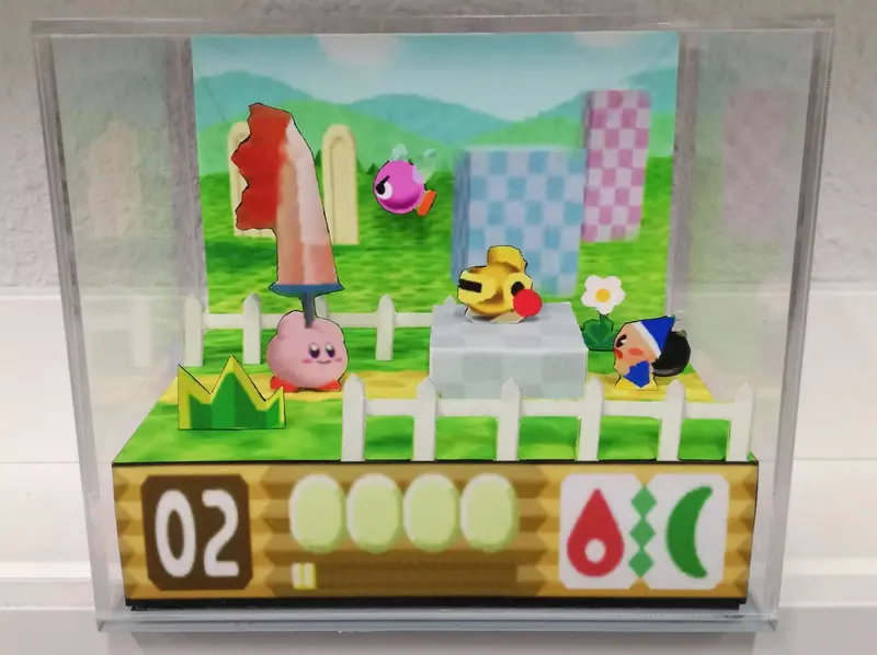 Kirby 64: The Crystal Shards Cubic Diorama 1