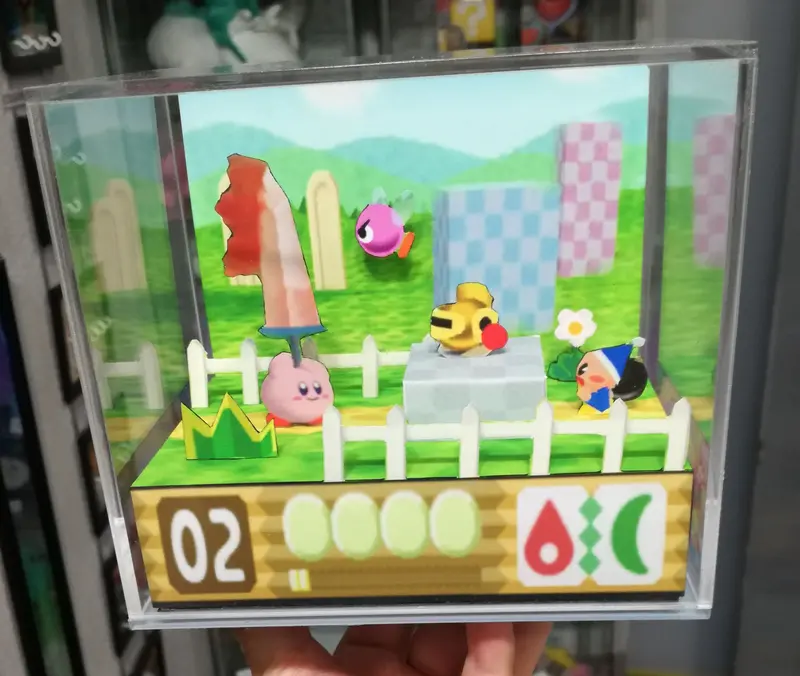 Kirby 64: The Crystal Shards Cubic Diorama 2