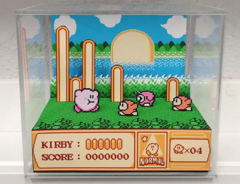 Kirby´S Adventure Cubic Diorama 1