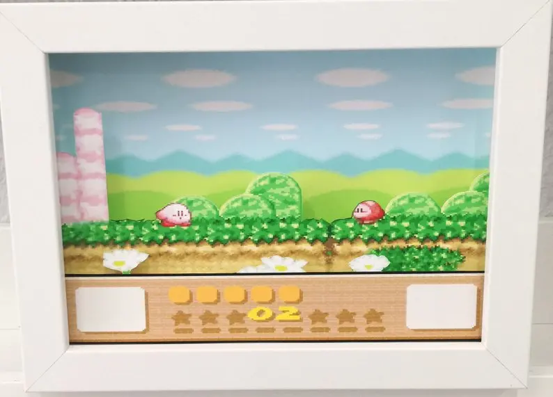 Kirby´S Dream Land 3 Diorama 1