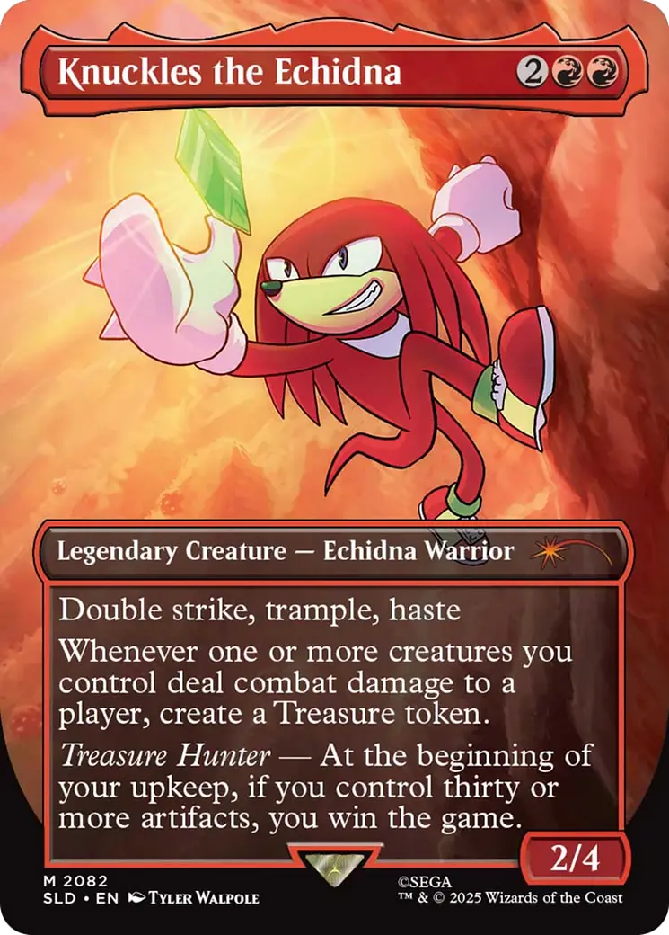 Knuckles The Echidna (Rainbow Foil) [Secret Lair Drop Series] 1