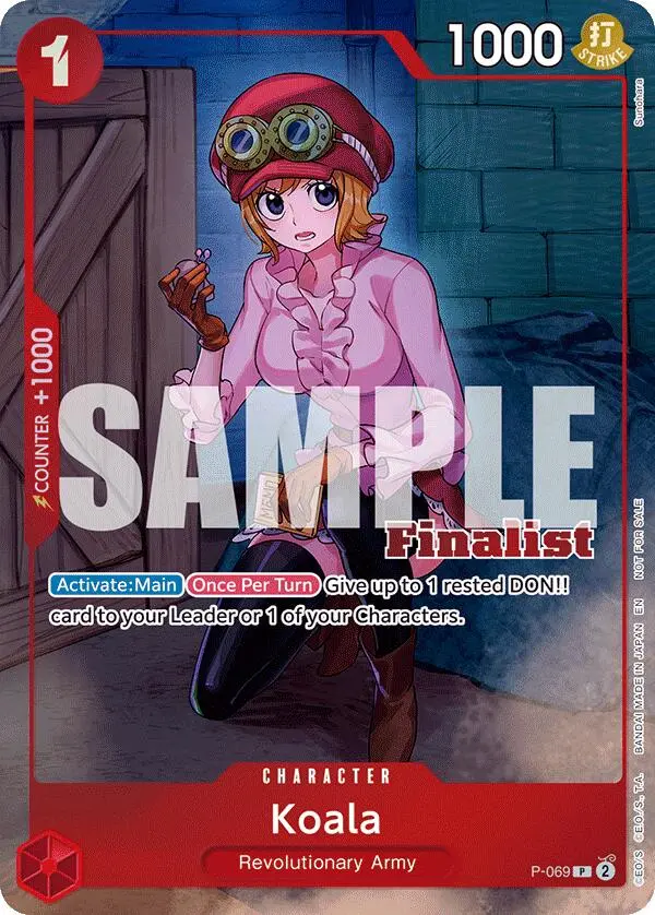 Koala (Cs 25-26 Finalist Card Set 2) [One Piece Promotion Cards] 1
