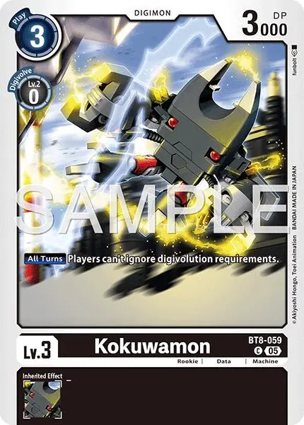 Kokuwamon [Bt8-059] (Foil Reprint) [Advanced Booster Digimon Generation] 1