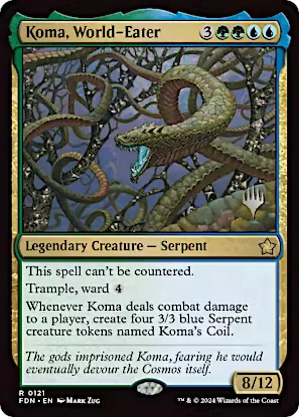 Koma, World-Eater (Promo Pack) [Aetherdrift Promos] 1