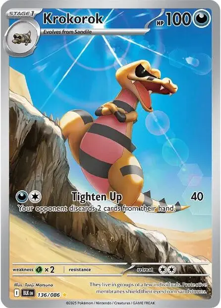 Krokorok (136/086) [Scarlet & Violet: Black Bolt] 1