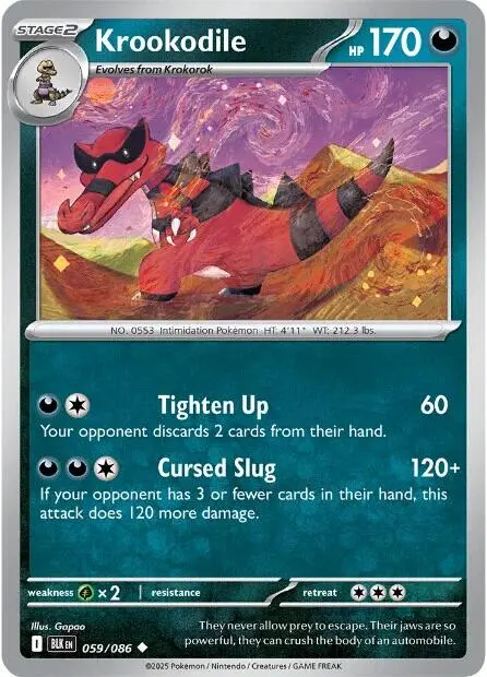 Krookodile (059/086) [Scarlet & Violet: Black Bolt] 1