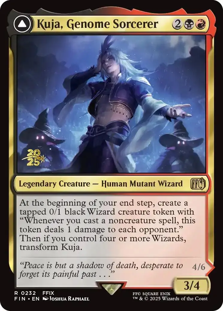 Kuja, Genome Sorcerer // Trance Kuja, Fate Defied [Final Fantasy Prerelease Promo] 1
