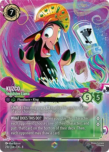 Kuzco - Impulsive Llama (Enchanted) (210/204) [Reign Of Jafar] 1