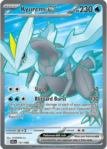 Kyurem Ex (157/086) [Scarlet & Violet: Black Bolt] 1