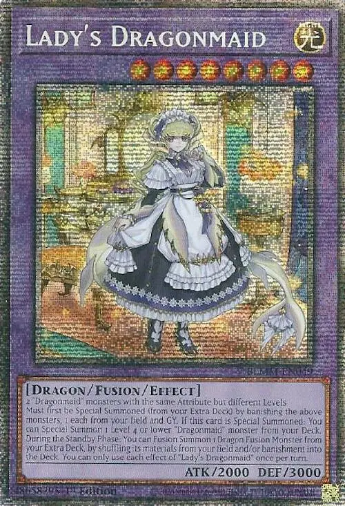 Lady's Dragonmaid (Starlight Rare) [Blmm-En049] Starlight Rare 1