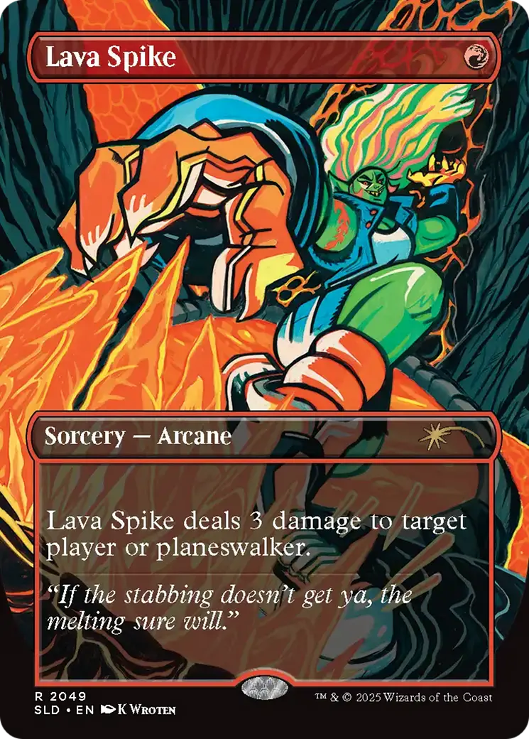 Lava Spike (2049) [Secret Lair Drop Series] 1