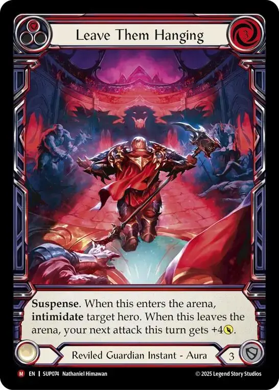 Leave Them Hanging (Extended Art) [Sup074] (Super Slam)  Cold Foil 1