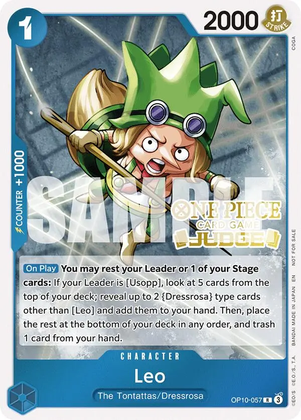 Leo (Judge Pack Vol. 6) [One Piece Promotion Cards] 1