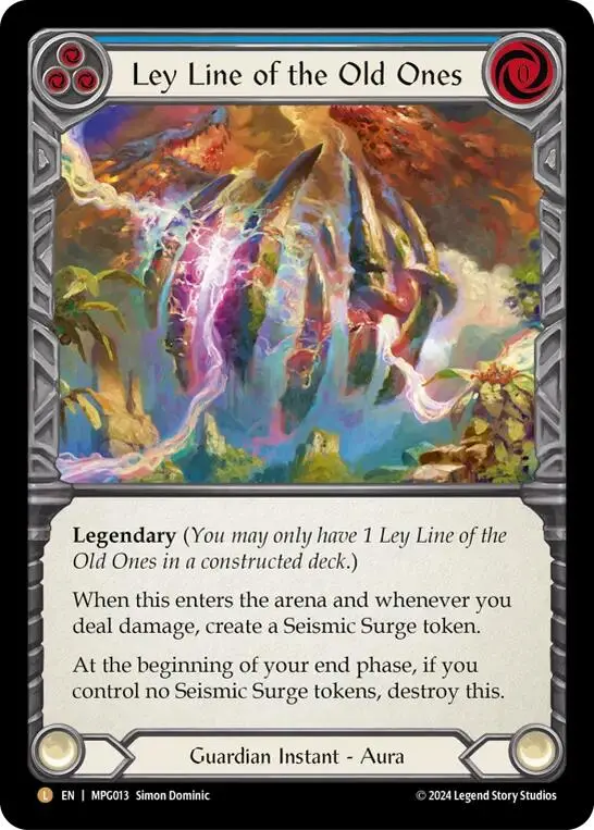 Ley Line Of The Old Ones [Mpg013] (Mastery Pack Guardian)  Rainbow Foil 1