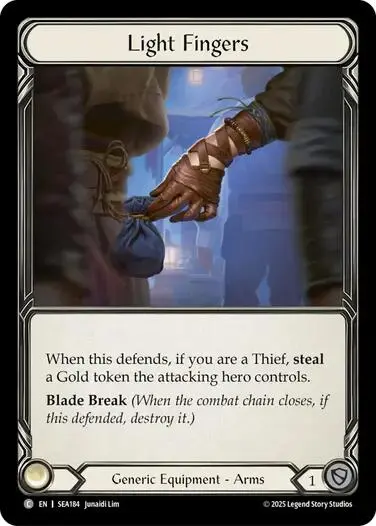 Light Fingers (Treasure) [Sea184] (High Seas)  Cold Foil 1