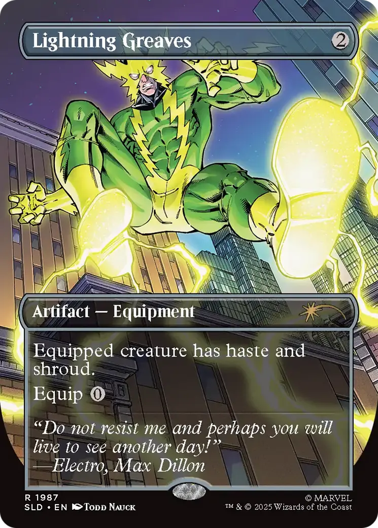 Lightning Greaves (1987) (Rainbow Foil) [Secret Lair Drop Series] 1
