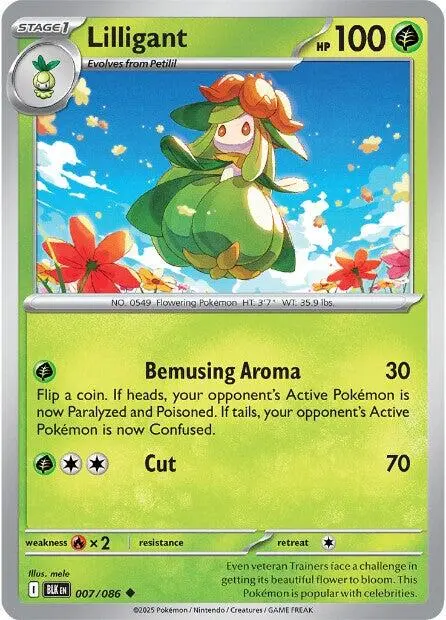 Lilligant (007/086) [Scarlet & Violet: Black Bolt] 1