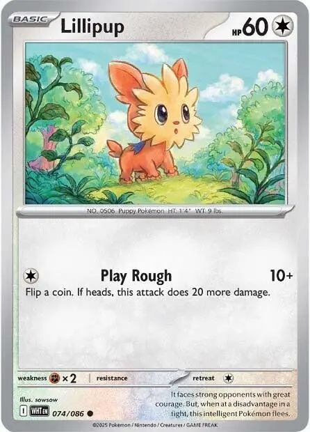 Lillipup (074/086) [Scarlet & Violet: White Flare] 1