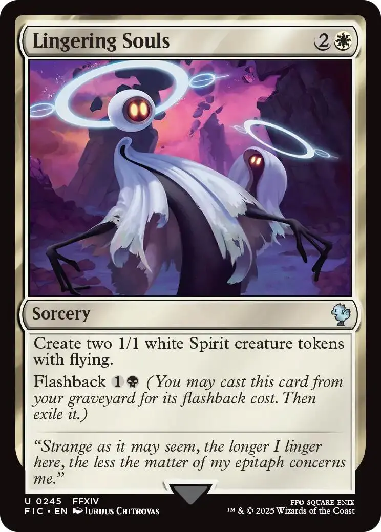 Lingering Souls (Surge Foil) [Final Fantasy Commander] 1