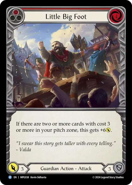 Little Big Foot (Red) [Mpg038] (Mastery Pack Guardian)  Rainbow Foil 1