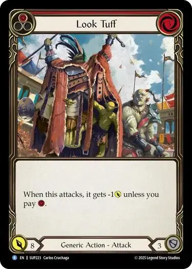 Look Tuff [Sup223] (Super Slam)  Rainbow Foil 1
