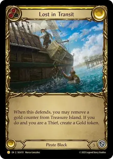 Lost In Transit (Treasure) [Sea151] (High Seas)  Cold Foil 1