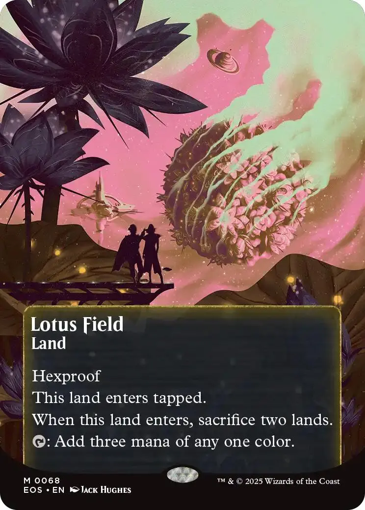Lotus Field (0068) (Borderless) [Edge Of Eternities: Stellar Sights] 1