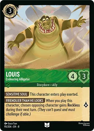 Louis - Endearing Alligator (95/204) [Reign Of Jafar] 1