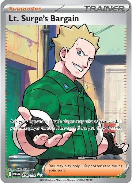 Lt. Surge's Bargain (170/132) [Mega Evolution: Base Set] 1