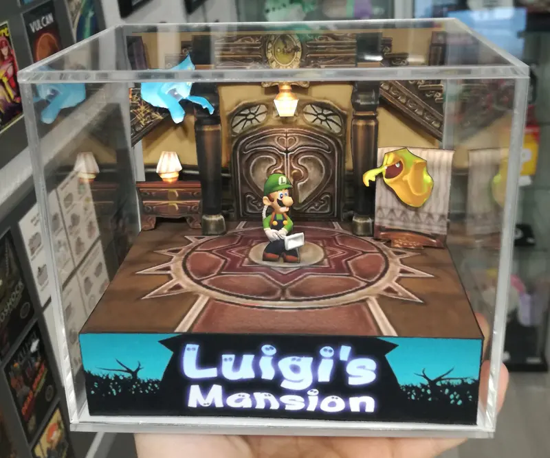 Luigi´S Mansion Cubic Diorama 2