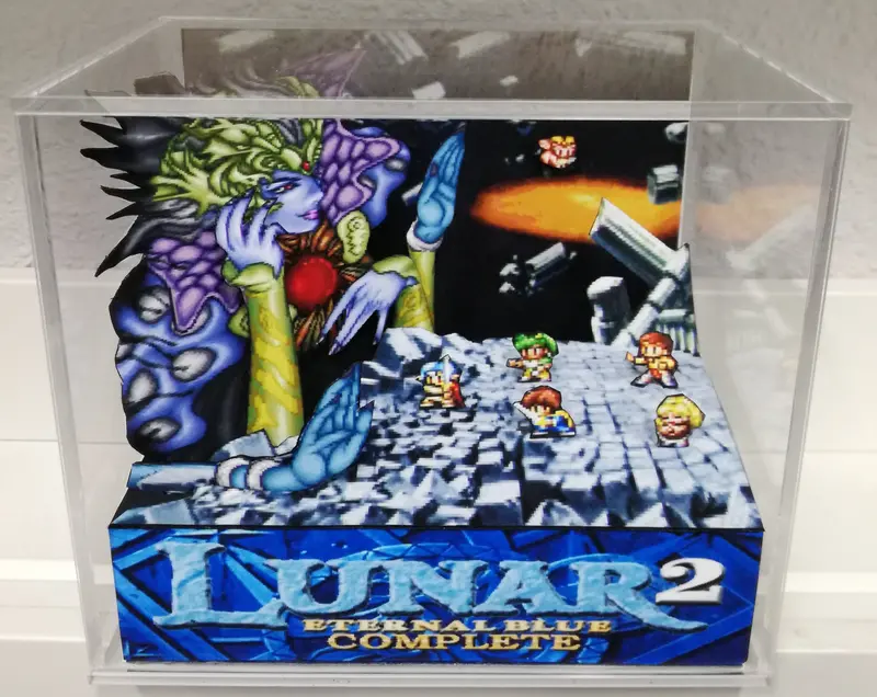 Lunar 2 Eternal Blue Cubic Diorama 1