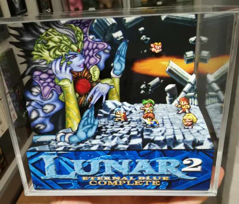 Lunar 2 Eternal Blue Cubic Diorama 2