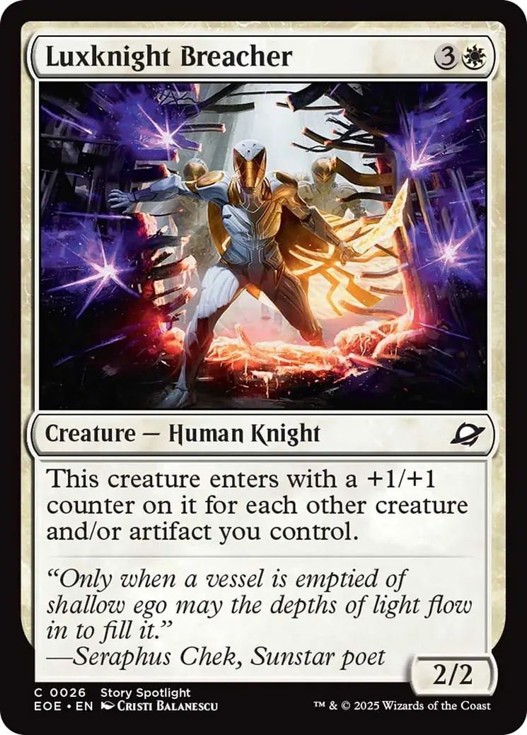Luxknight Breacher [Edge Of Eternities] 1