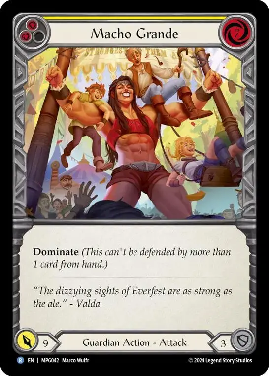 Macho Grande (Yellow) [Mpg042] (Mastery Pack Guardian)  Rainbow Foil 1