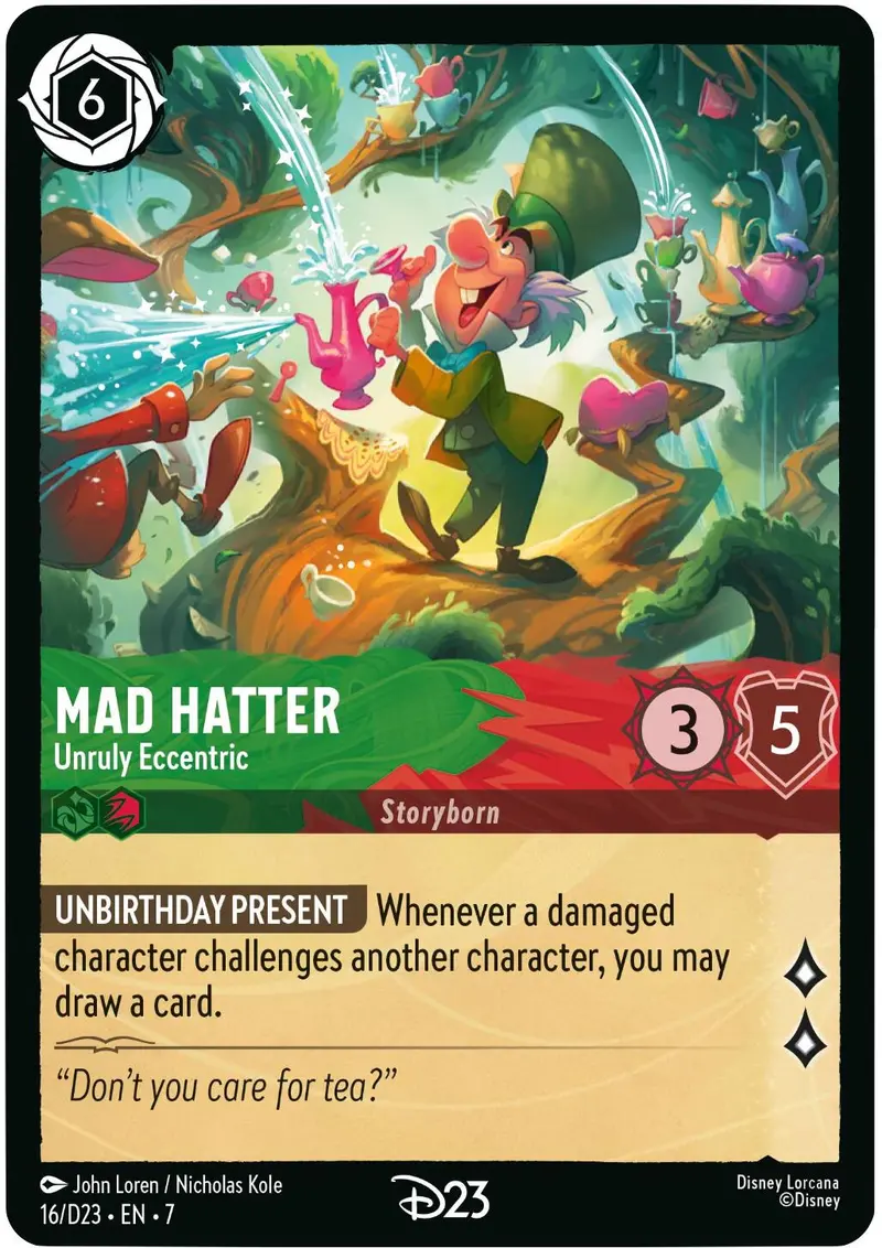 Mad Hatter - Unruly Eccentric (16) [D23 Promos] 1