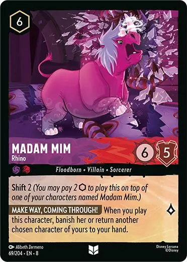 Madam Mim - Rhino (69/204) [Reign Of Jafar] 1