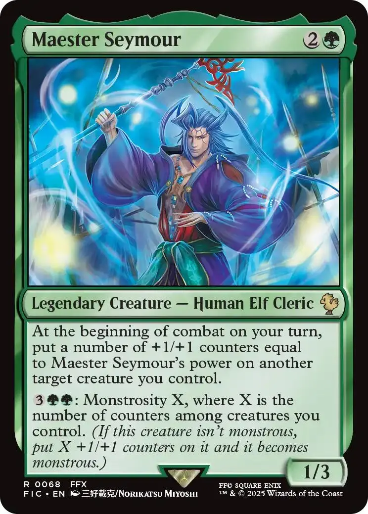 Maester Seymour (Surge Foil) [Final Fantasy Commander] 1
