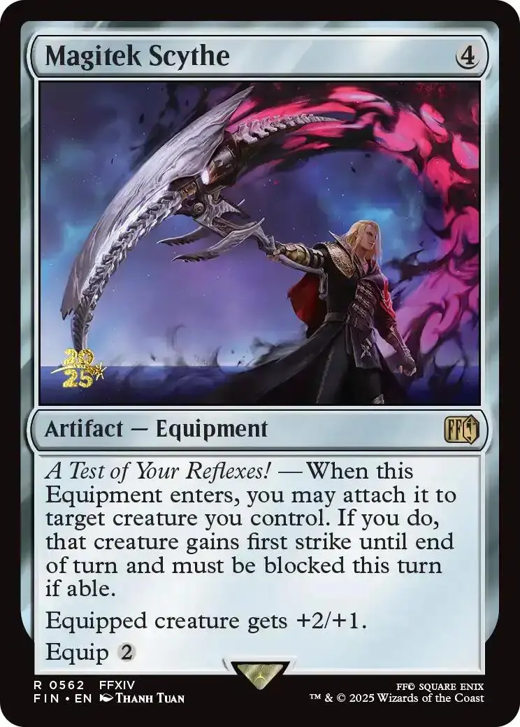 Magitek Scythe [Final Fantasy Prerelease Promo] 1