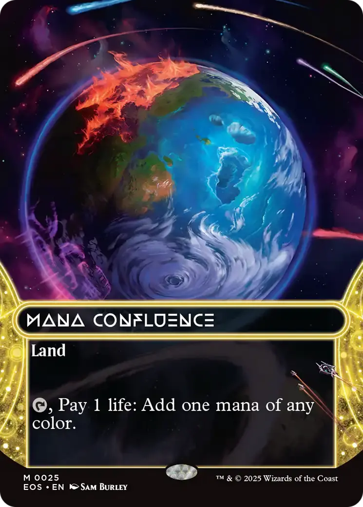 Mana Confluence (0025) (Borderless) [Edge Of Eternities: Stellar Sights] 1