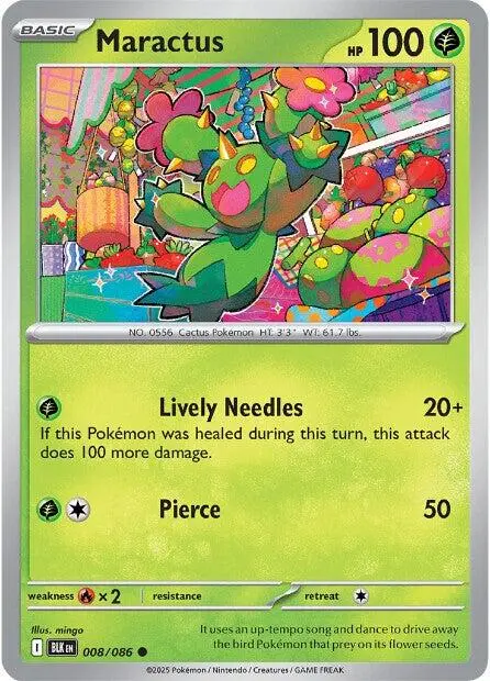 Maractus (008/086) [Scarlet & Violet: Black Bolt] 1
