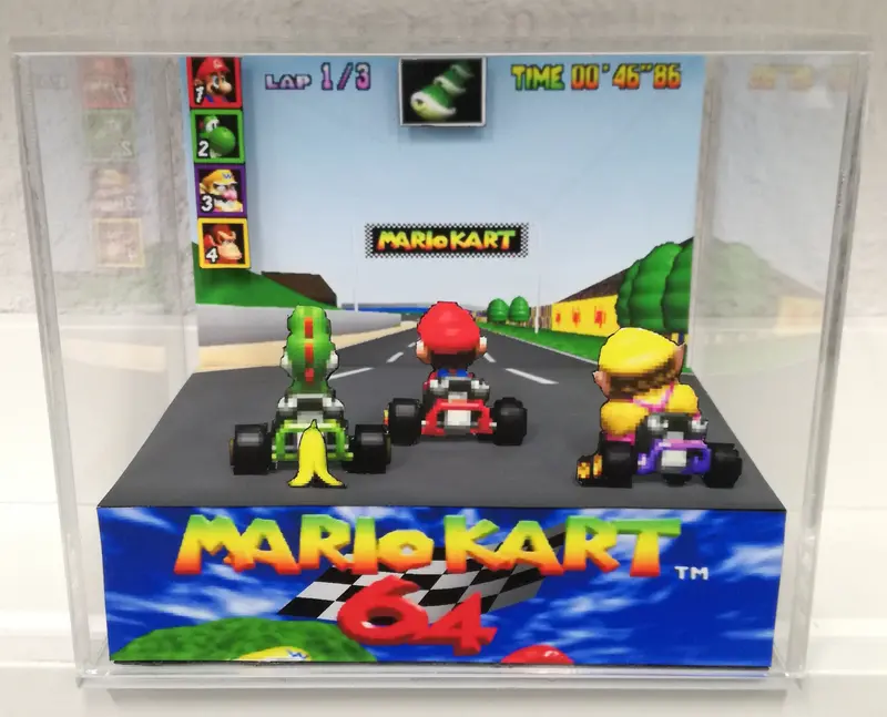 Mario Kart 64 Cubic Diorama 1