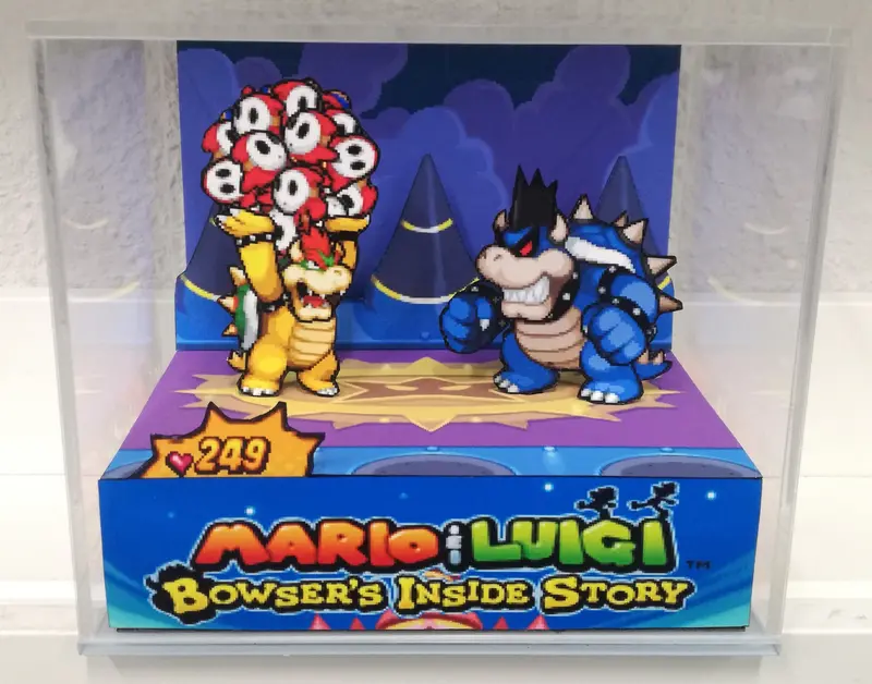 Mario & Luigi: Bowser's Inside Story Cubic Diorama 1