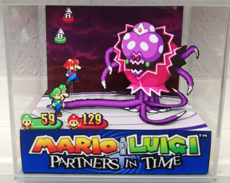 Mario & Luigi: Partners In Time Cubic Diorama 1