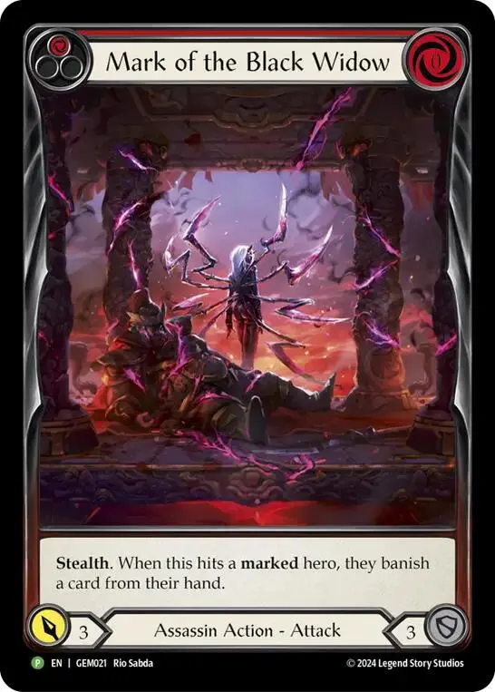 Mark Of The Black Widow [Gem021] (Gem Pack 1)  Rainbow Foil 1