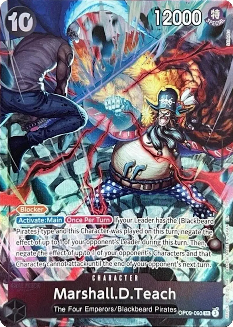 Marshall.D.Teach (English Version 2Nd Anniversary Set) [One Piece Promotion Cards] 1