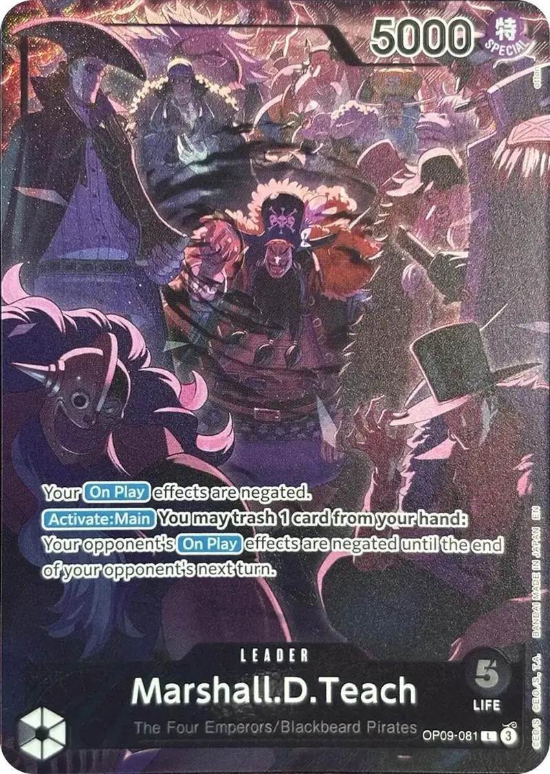 Marshall.D.Teach (English Version 2Nd Anniversary Set) [One Piece Promotion Cards] 1